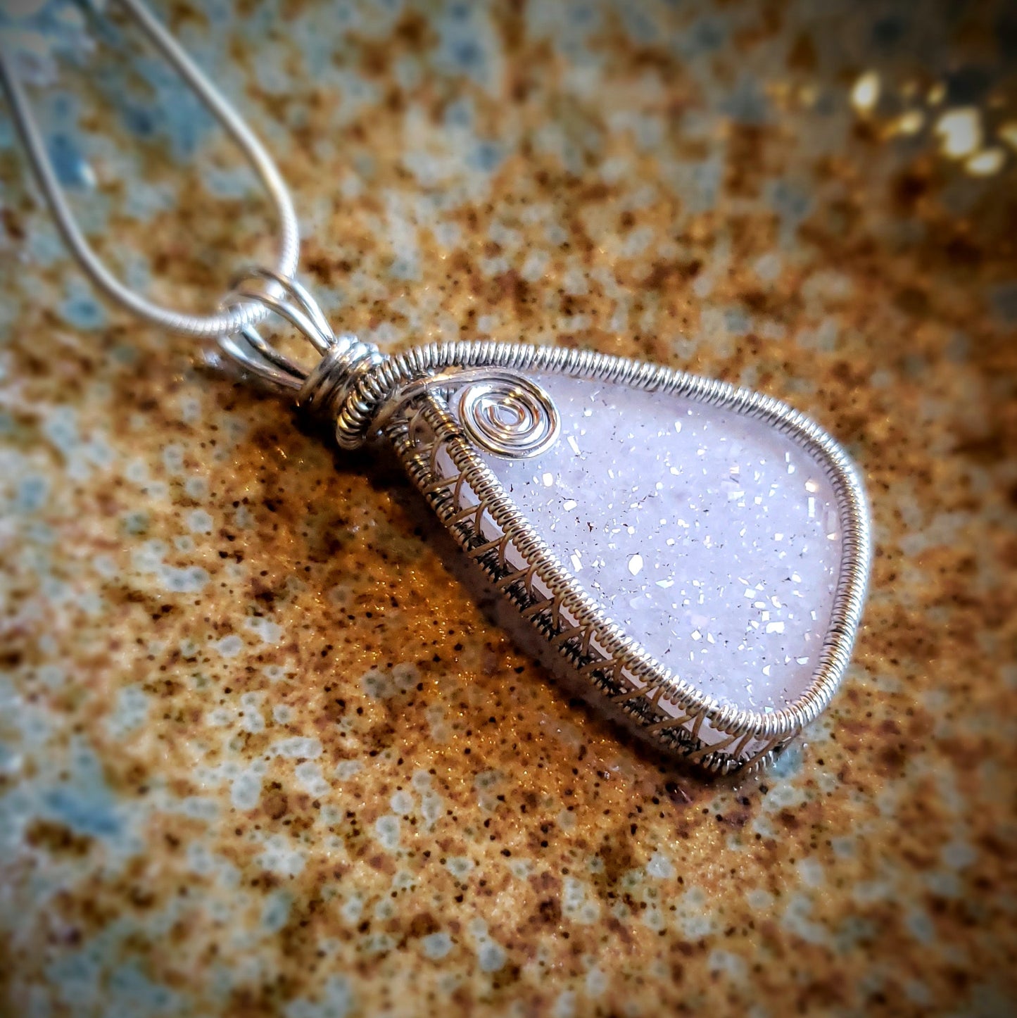 Daring Druzy ~ Sterling Silver