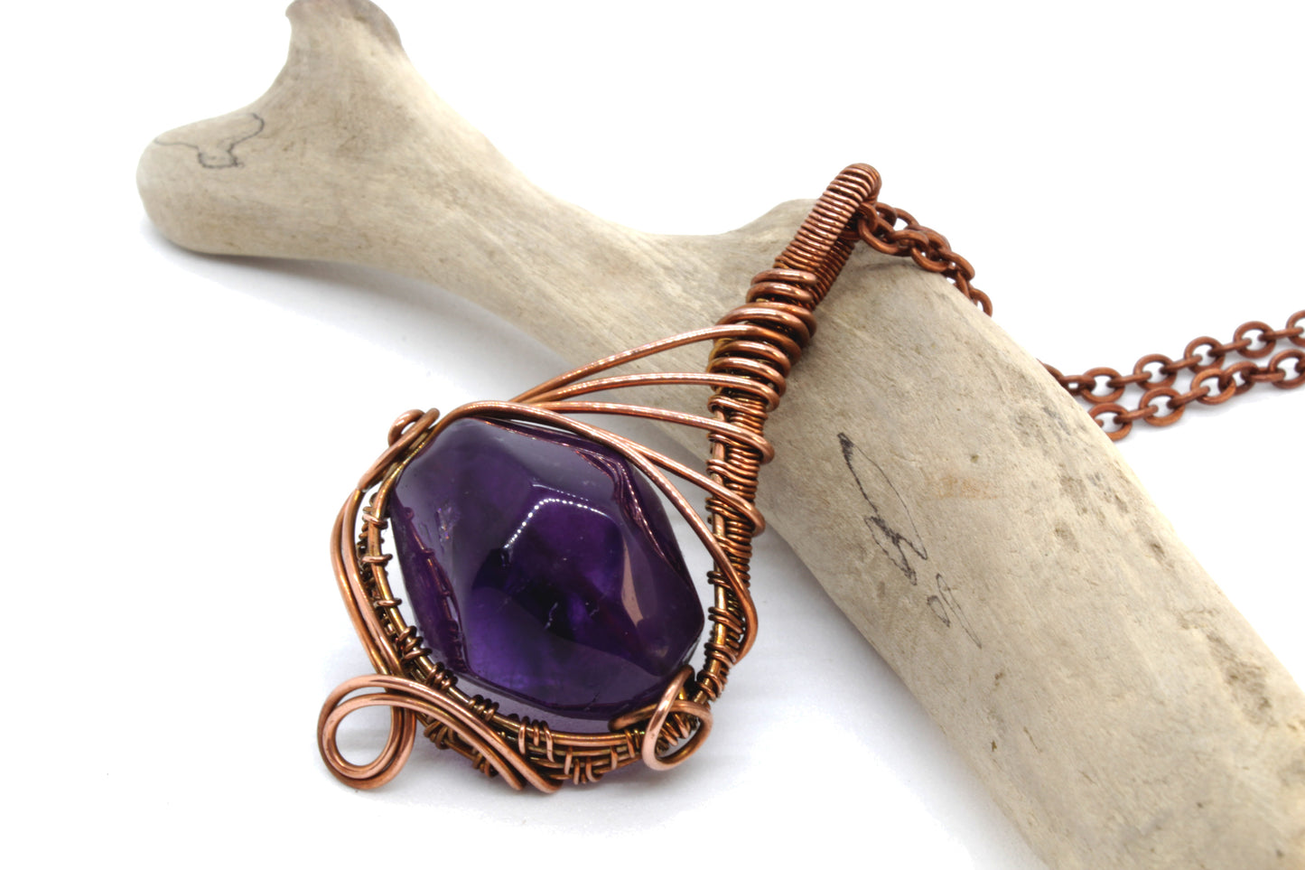 Elegant Amethyst ~ Copper