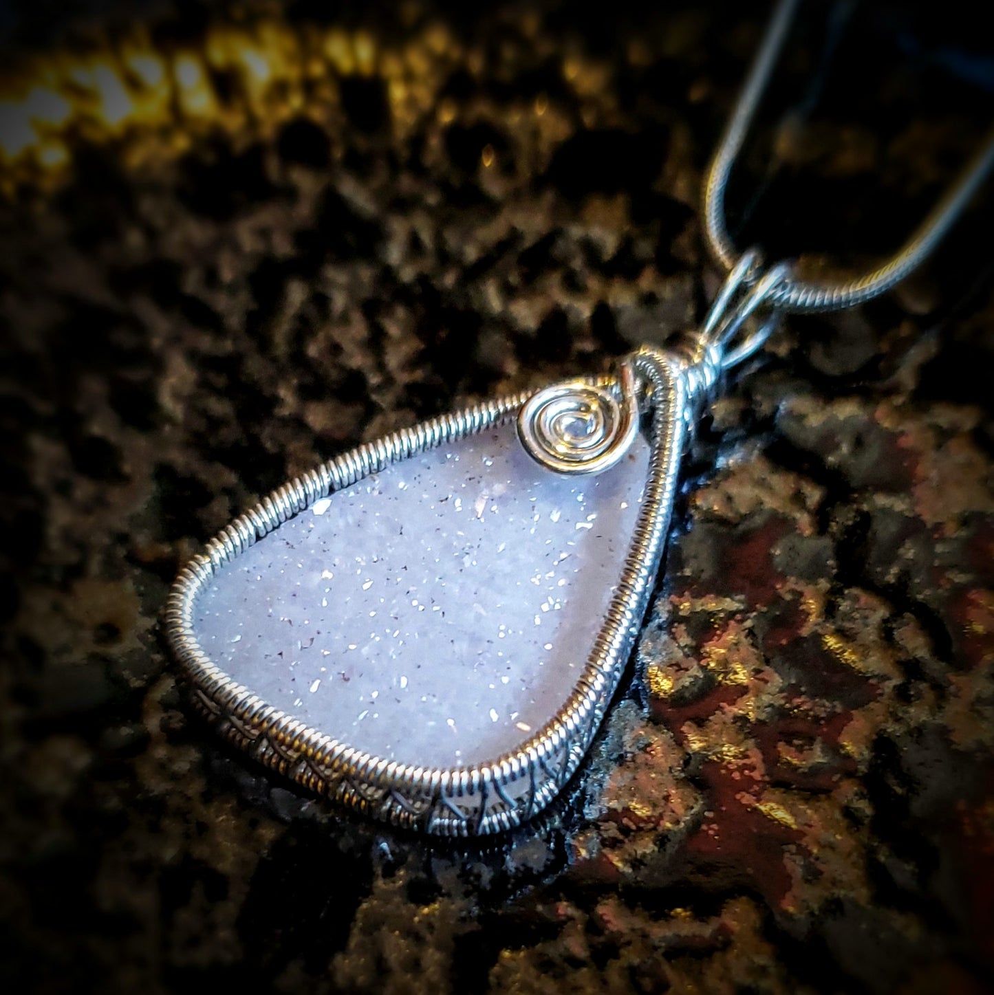 Daring Druzy ~ Sterling Silver