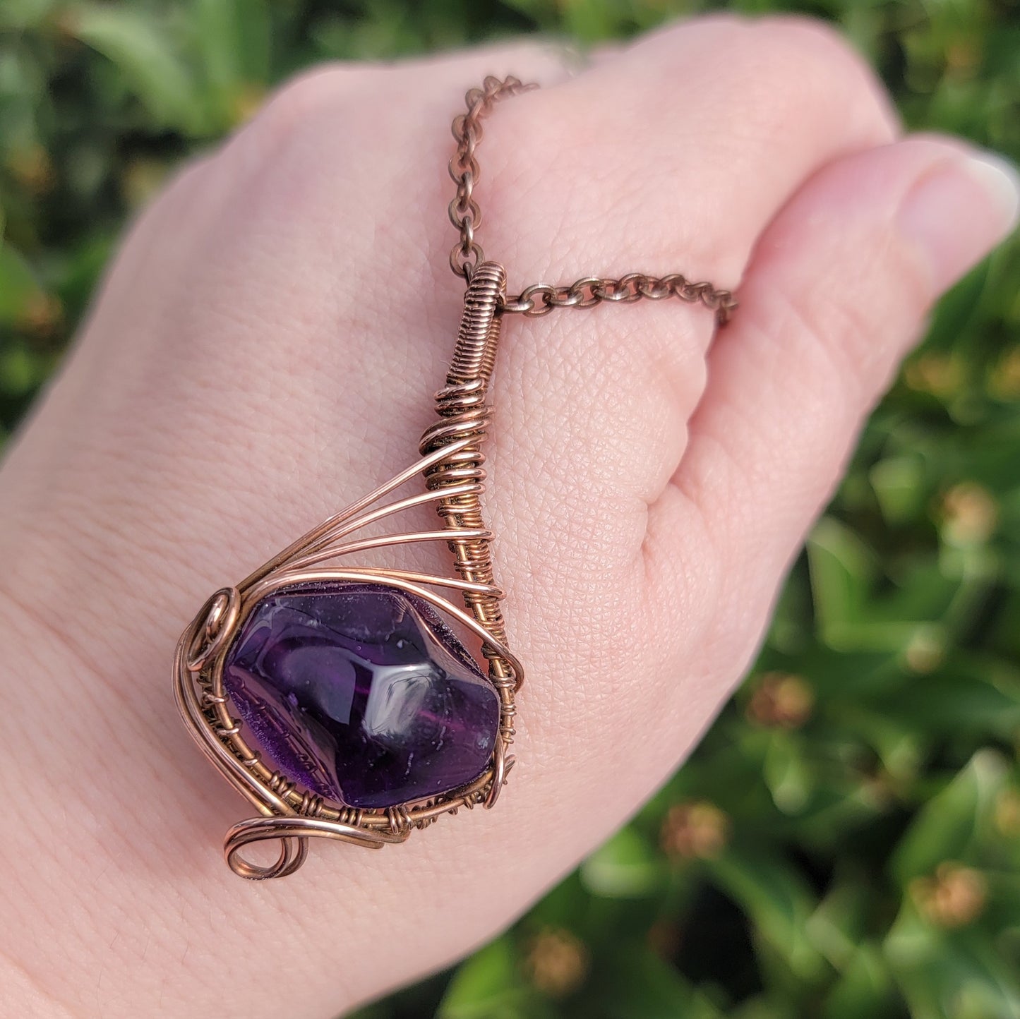 Elegant Amethyst ~ Copper